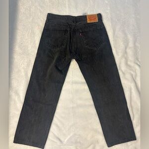 Men's Black Levi Jeans
